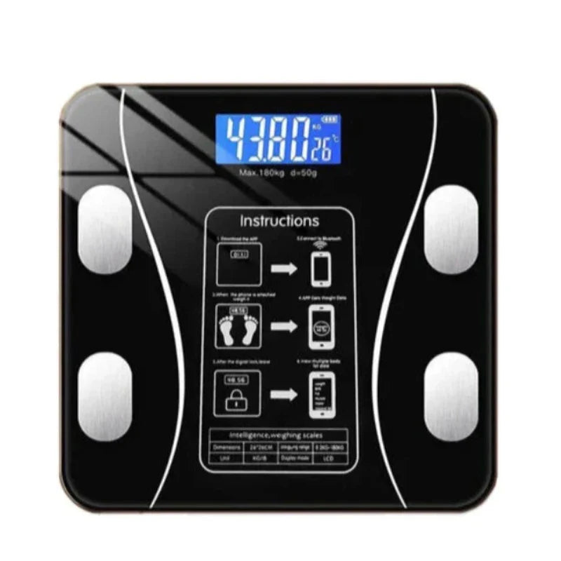 Balança Profissional de Bioimpedância Corporal Digital com Bluetooth Original