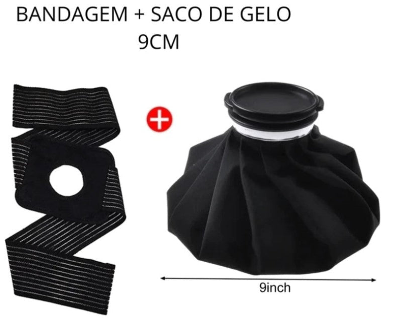 Bolsa de Gelo Reutilizável Modelo Versátil - Leve Bandagem Grátis