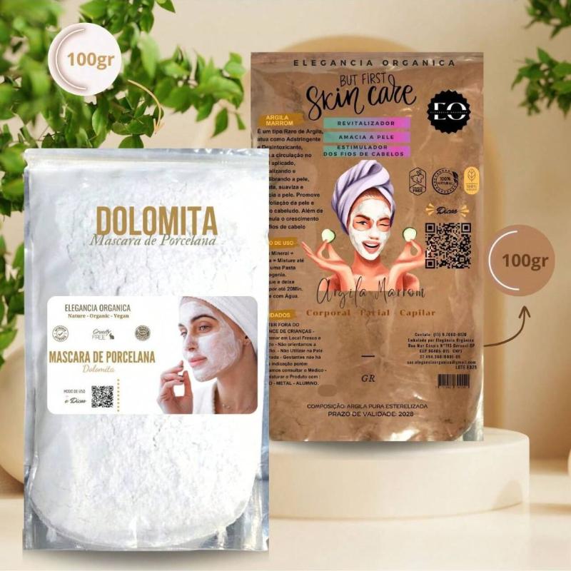 Dolomita + Argila 100% Pura Natural