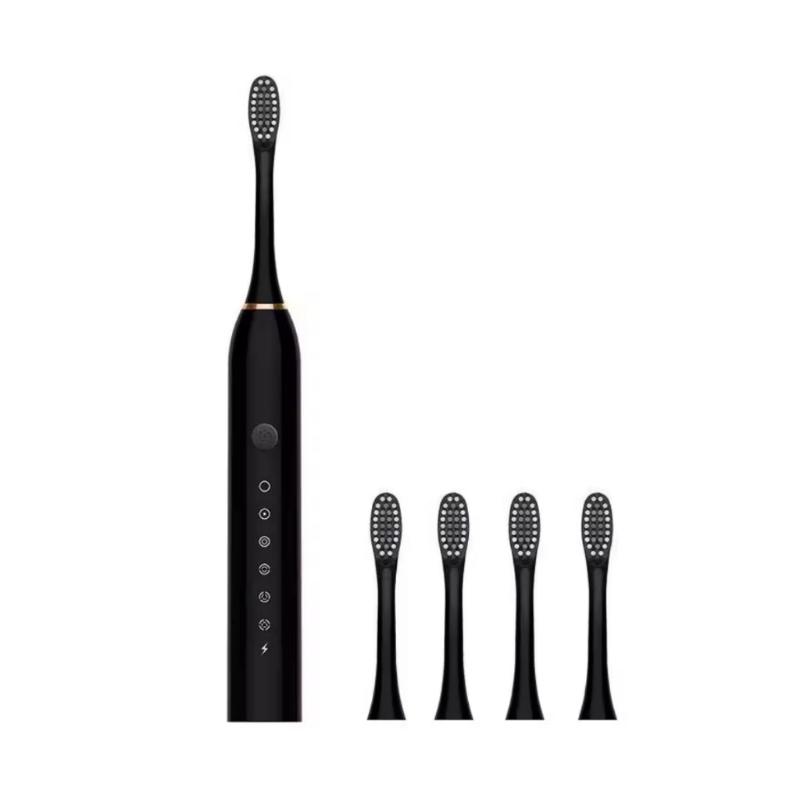 Escova De Dentes Elétrica IPX7 Com Cabeça Substituível Inteligente Ultrassônico À Prova D'água 