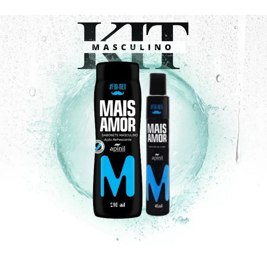Kit Masculino Fresh & Clean - Sabonete Intimo + Perfume de Cueca