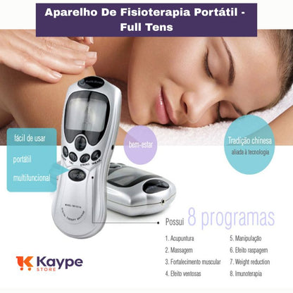 Aparelho Portátil de Estimulação Elétrica – Massagem e Relaxamento