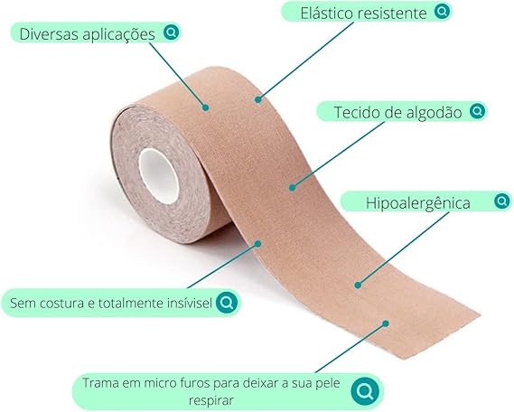 Fita Sutiã Adesiva Boob Up - Levanta Seios e Garante Sustentação | Compre 1 Leve Outro