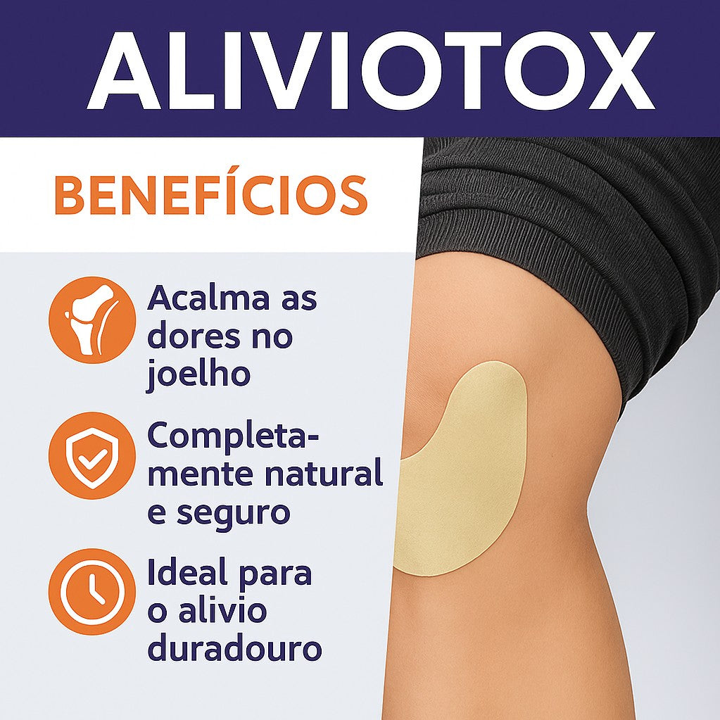 AlivioTox Original – Adesivo Herbal Natural para Conforto e Bem-Estar | Kaype Store