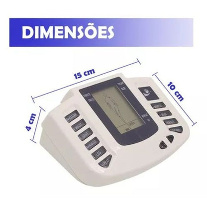 Aparelho Portátil de Estimulação Elétrica Profissional  – Massagem e Relaxamento FisioMax