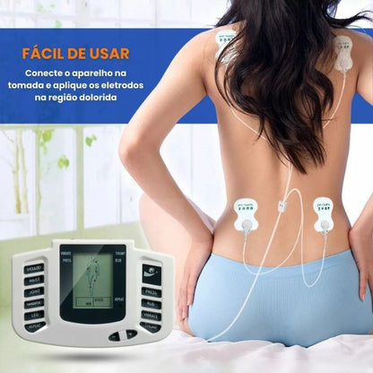 Aparelho Portátil de Estimulação Elétrica Profissional  – Massagem e Relaxamento FisioMax