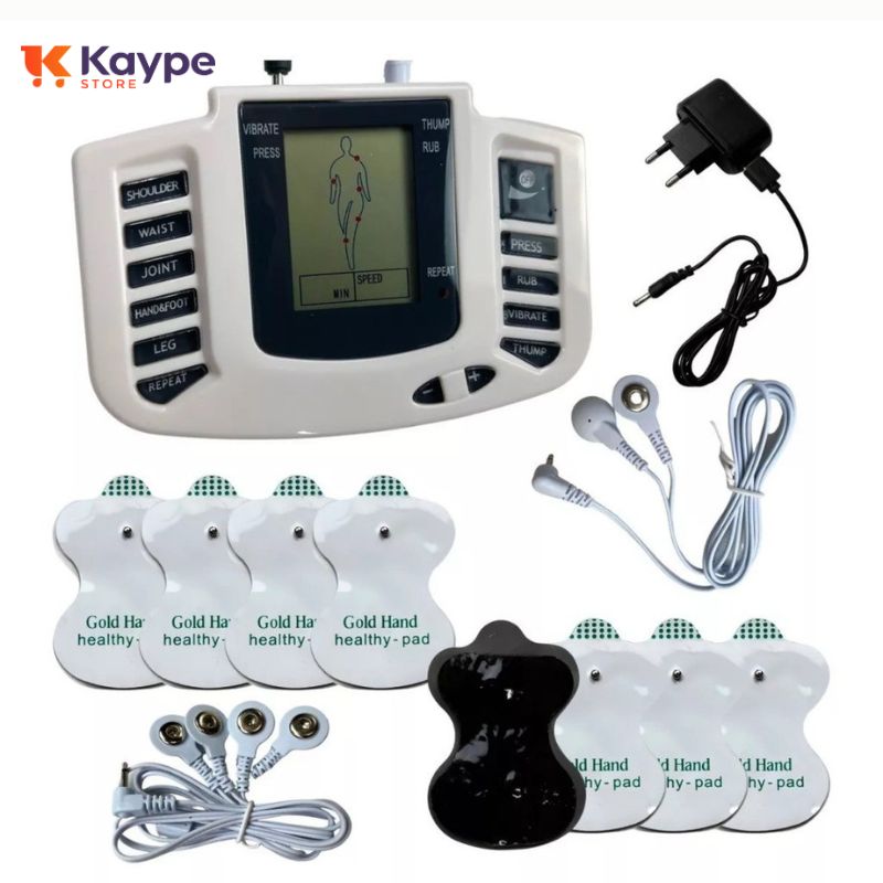 Aparelho Portátil de Estimulação Elétrica Profissional  – Massagem e Relaxamento FisioMax