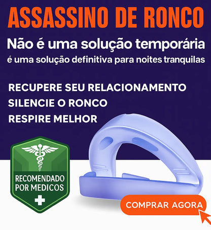 Aparelho Anti Ronco | Protetor Bucal para Parar de Roncar e Bruxismo ZeroRonco