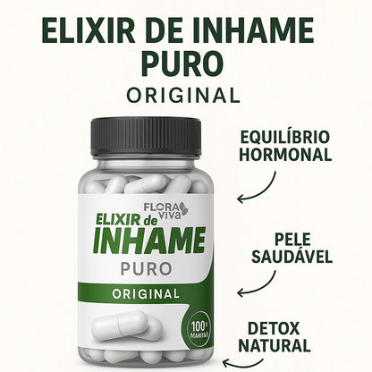 Elixir de Inhame Puro Original | Equilíbrio Hormonal e Imunidade Natural