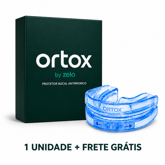 Protetor Bucal Anti-Ronco - Ortox® - 90% DE DESCONTO SÓ HOJE🔥