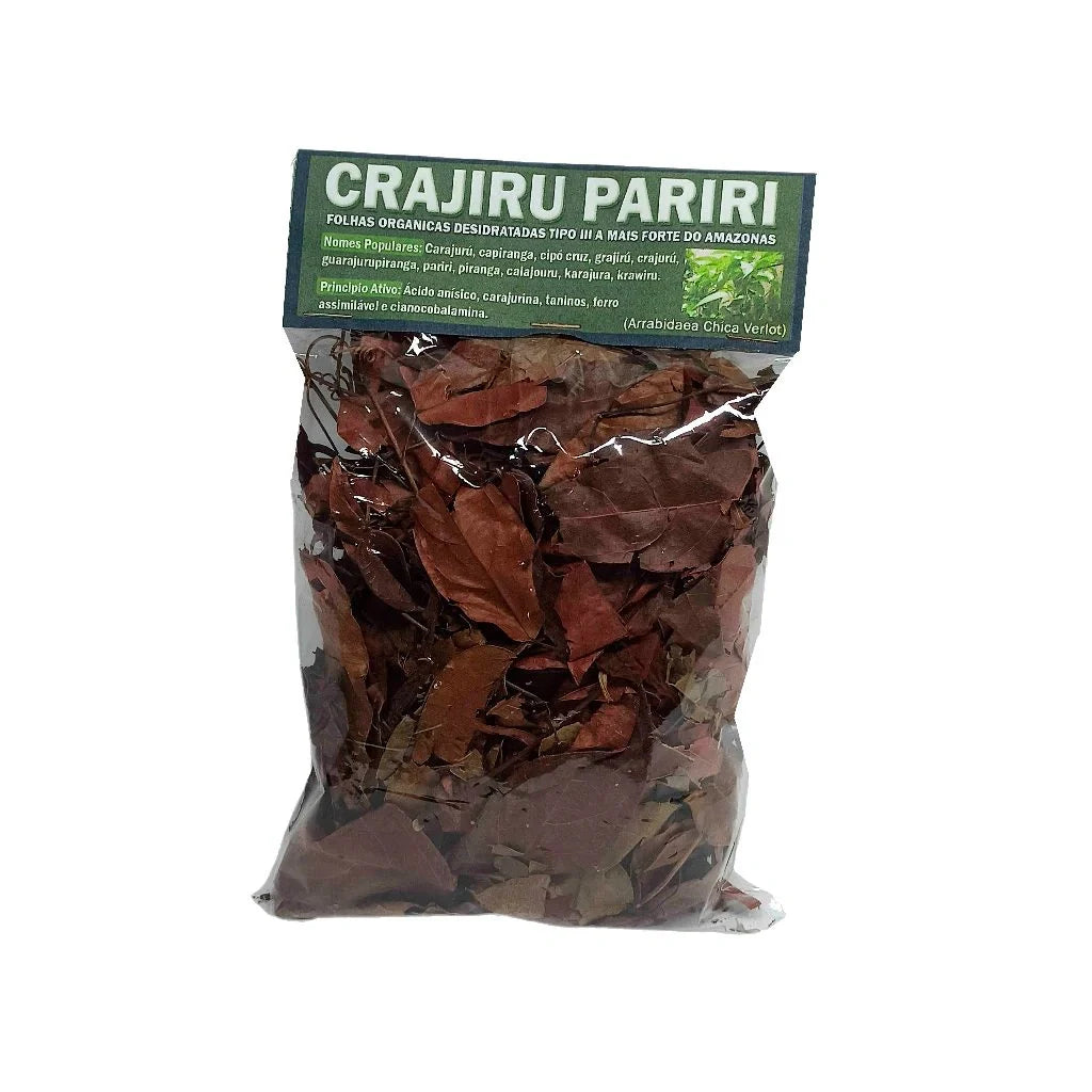 Crajiru Pariri 100 Cápsulas 500mg + 1 Crajiru Super Chá - 100% Natural