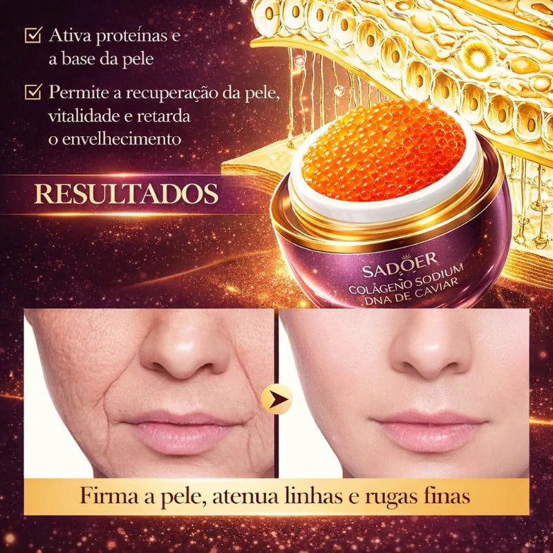 Creme Facial de Colágeno de DNA de Caviar - Uso Noturno | Kaype Store