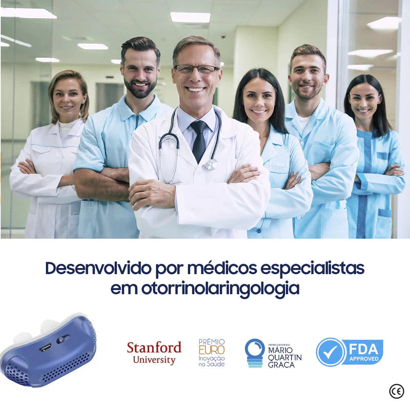 Dispositivo de Respiração para Ronco SleepGuardian – Sem Máscara, Sem Tubos e Sem Fios