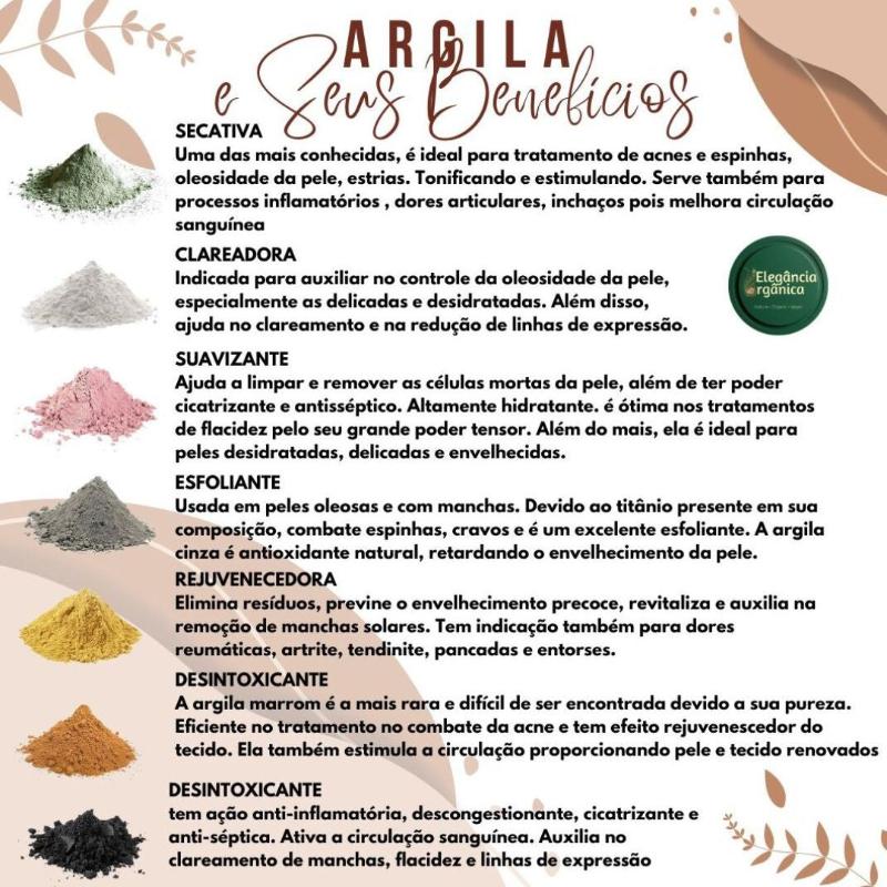 Dolomita + Argila 100% Pura Natural