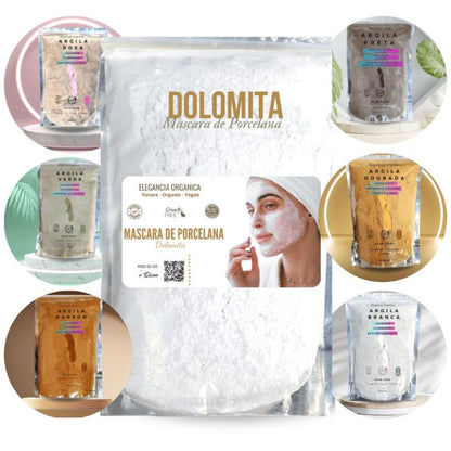 Dolomita + Argila 100% Pura Natural