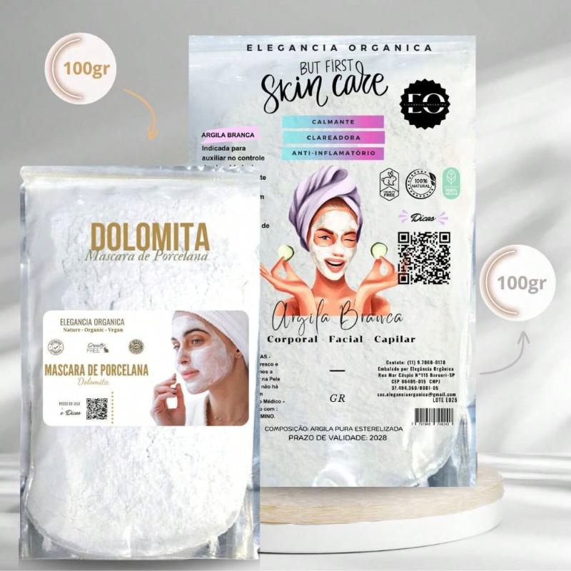 Dolomita + Argila 100% Pura Natural