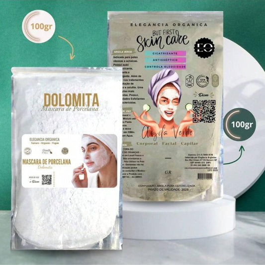Dolomita + Argila 100% Pura Natural