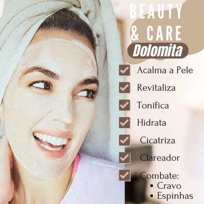 Dolomita + Argila 100% Pura Natural