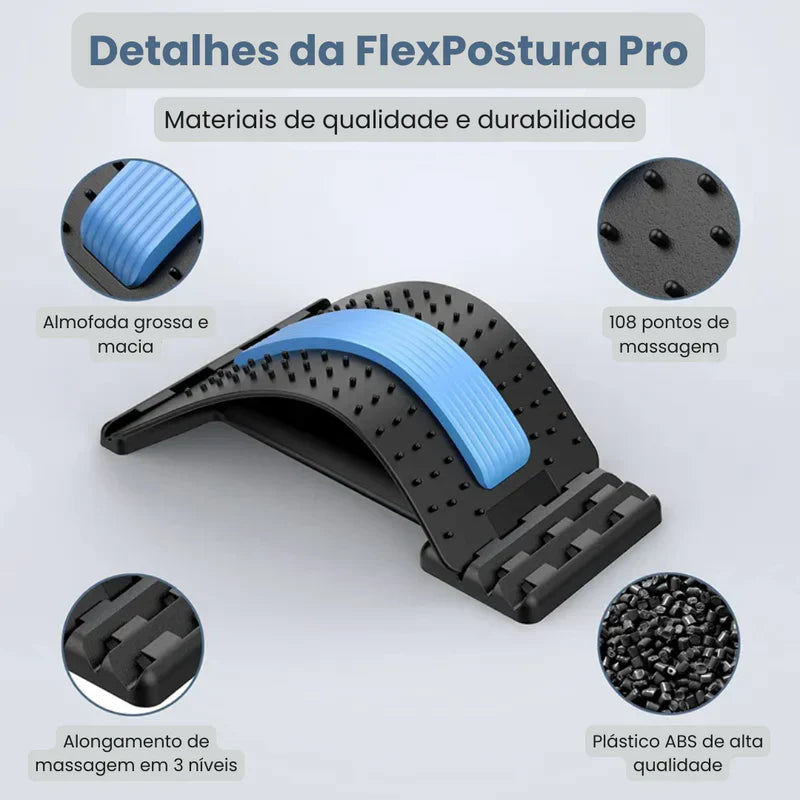 FlexPostura Pro: O Suporte Lombar 3D Revolucionário