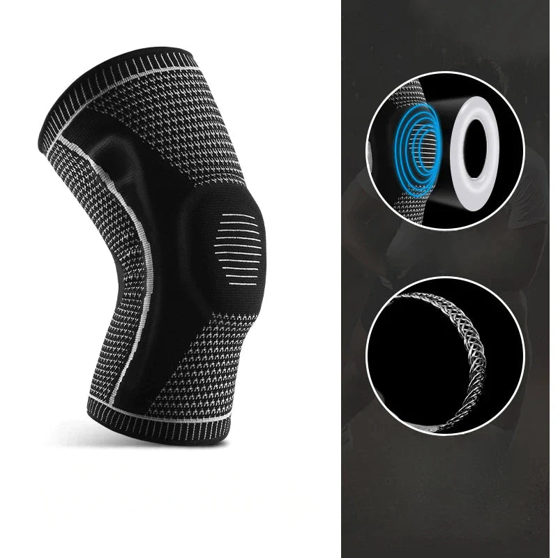 LegFast – Joelheira de Compressão Articulada com Suporte de Gel