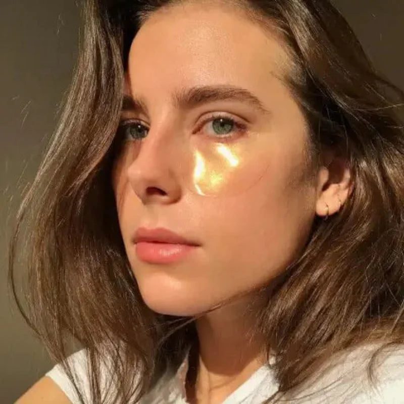 Máscara de Colágeno 24K Gold Para Olhos 60 Unid - Hidratação e Rejuvenescimento Imediato