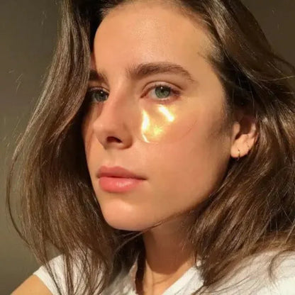 Máscara de Colágeno 24K Gold Para Olhos 60 Unid - Hidratação e Rejuvenescimento Imediato