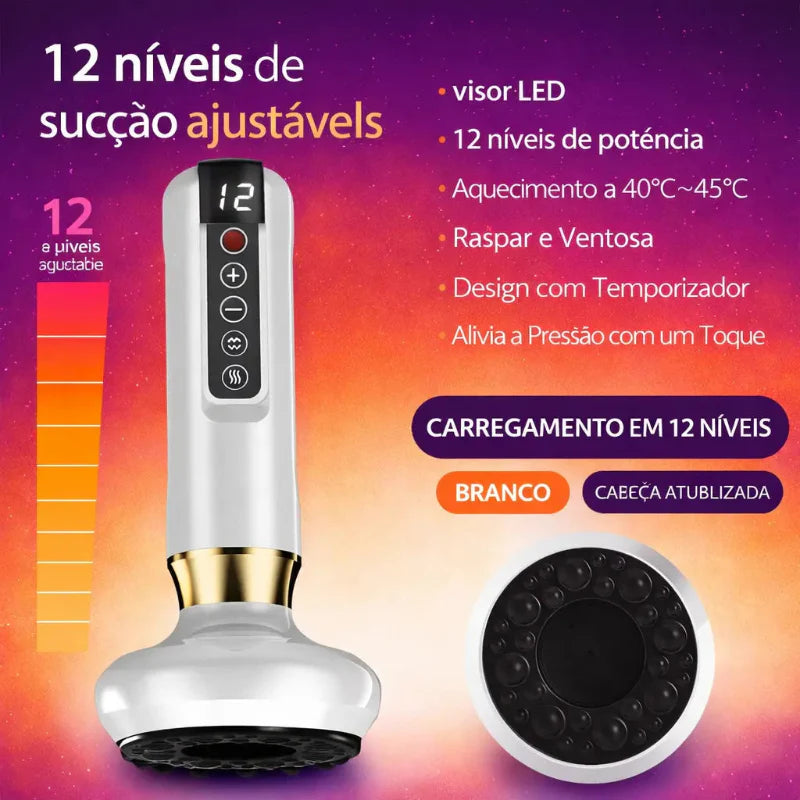 Massageador Anticelulite Pro Com Cabeça Infravermelha