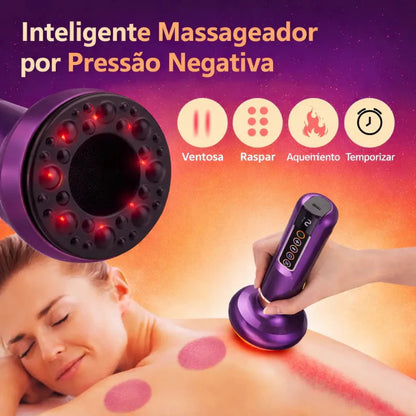 Massageador Anticelulite Pro Com Cabeça Infravermelha