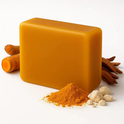 Sabonete Artesanal de Açafrão e Dolomita – Clareador Natural | Kaype Store