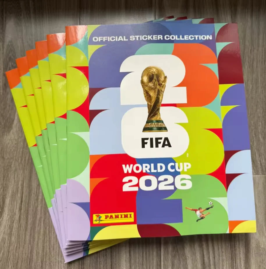 Coleção Oficial de Figurinhas Panini da Copa do Mundo de 2026 – Caixa com 50 Pacotes + Álbum Oficial