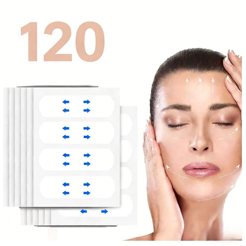 Adesivo Lifting Facial Fita Invisível Antirrugas - RugaFall: Rejuvenesça e Defina Seu Rosto em Segundos!