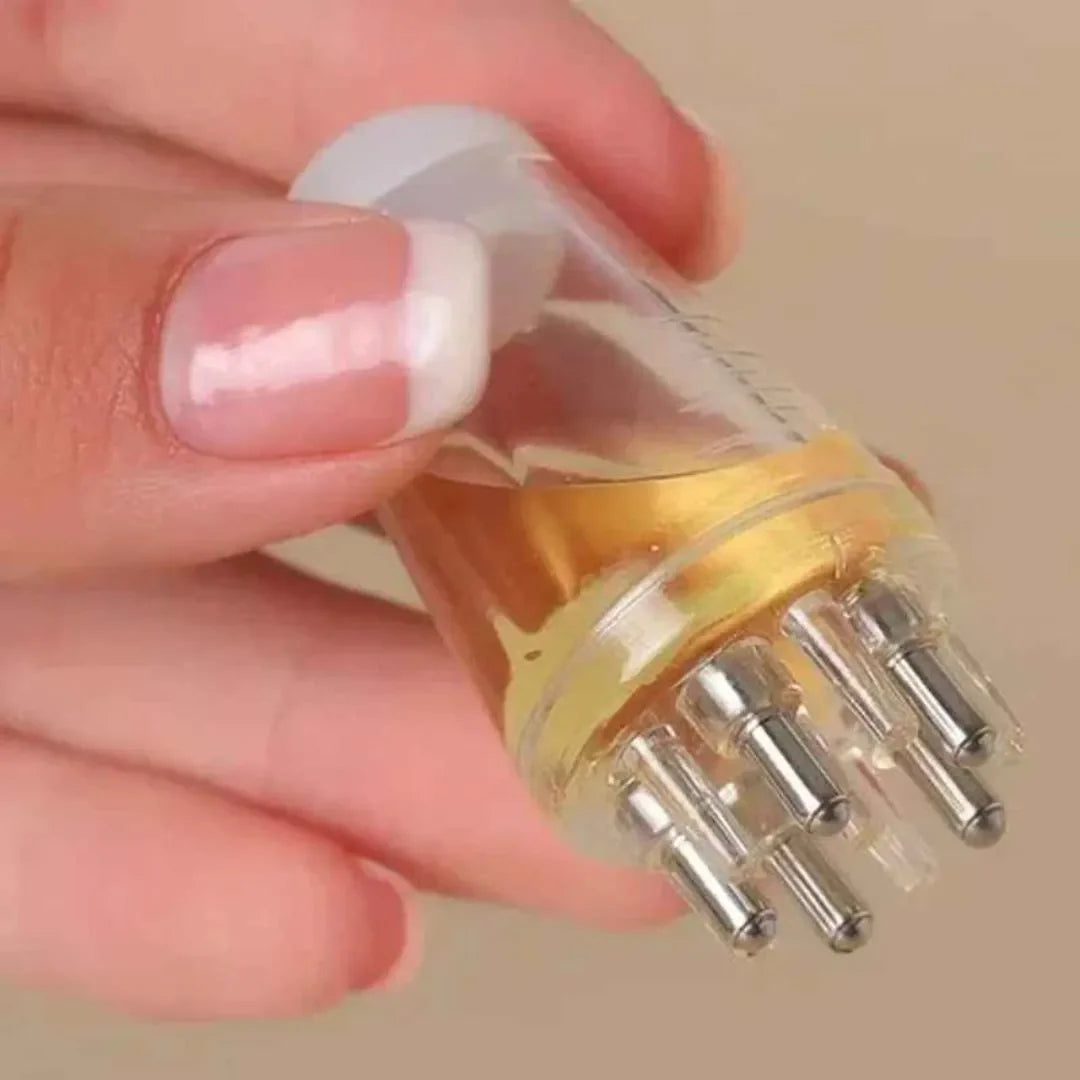 Aplicador de Óleo Capilar HairBoost - Potencialize o Crescimento e a Nutrição do Seu Cabelo com Facilidade