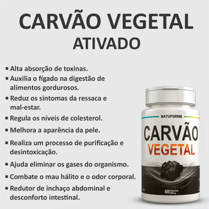 Carvão Vegetal Ativado - Original