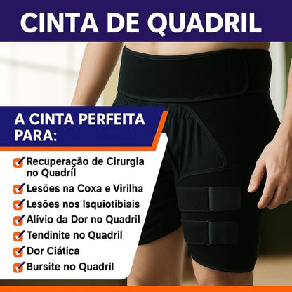 Cinta de Compressão e Suporte para Nervo Ciático - Suporte de Virilha e Quadril | Kaype Store
