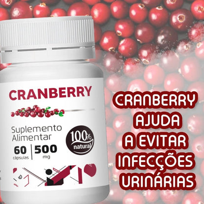 Cranberry Original - Aliado da Saúde Urinária e Imunidade | 100% Puro e Natural