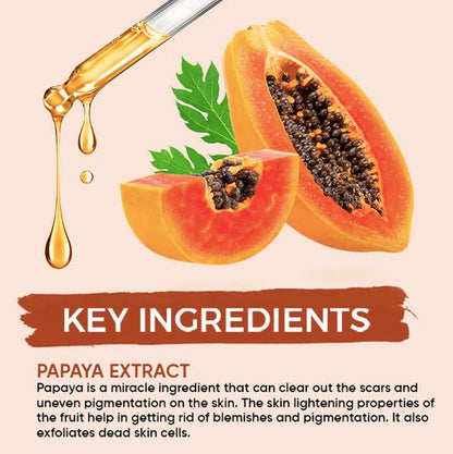 Gel Para Esfoliação e Clareamento Natural da Virilha, Axila e Rosto Com Extrato de Mamão Papaya - Skinetic