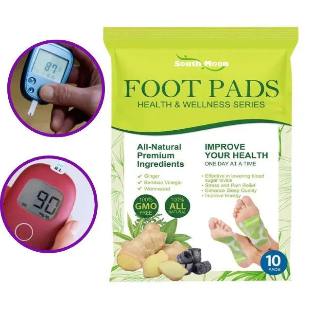 GlicoMed Foot Pads - Adesivo de Controle Glicemico (Redutor de Glicemia)