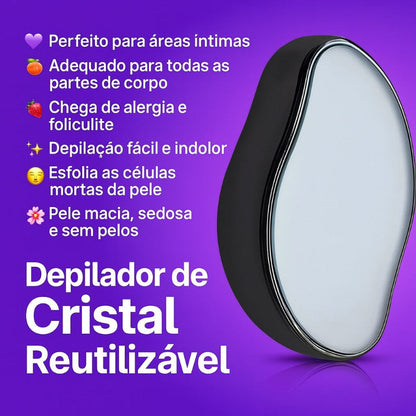 Depilador de Cristal Reutilizável Depiderm – Cuidado e Bem-Estar para a Pele