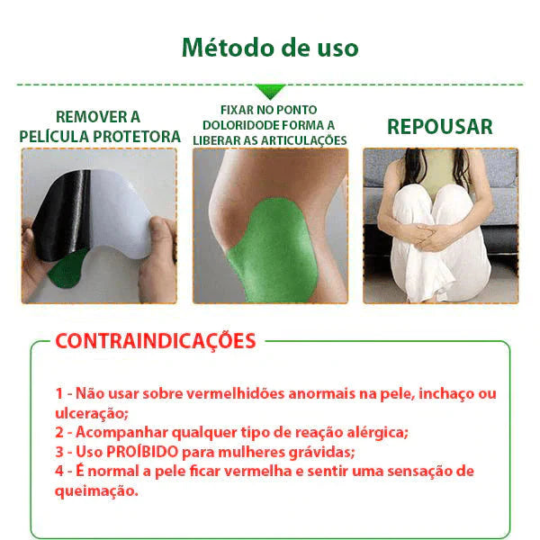 KneePatch - Adesivo para Dores no Joelho