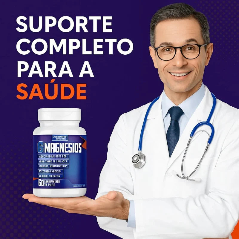 Magnésio 6 em 1 Original – Qualidade Premium | Kaype Store