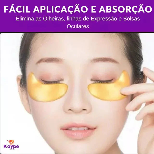 Máscara Para Os Olhos Golden Eye - Acabe com suas Olheiras e Bolsas Oculares