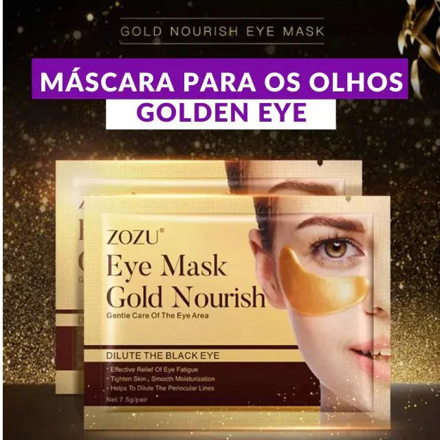 Máscara Para Os Olhos Golden Eye - Acabe com suas Olheiras e Bolsas Oculares