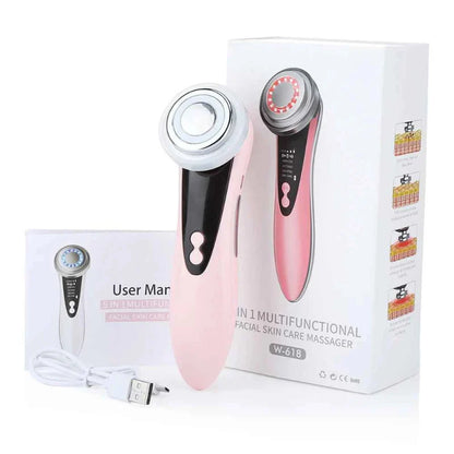Massageador Facial 5 em 1 - THERAPro Fototerapia Facial: Rejuvenesça Sua Pele em Minutos