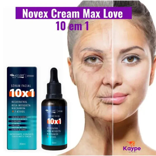 Novex Cream Max Love 10 em 1 -  Anti Rugas Premium Serum