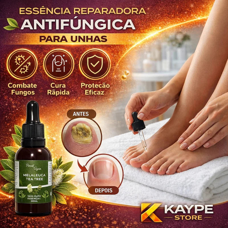 Óleo Reparador de Unha Melaleuca - Anti Fungo e Micose | 30ml