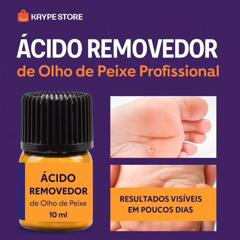 Ácido Removedor de Olho de Peixe Profissional – Tratamento Rápido e Eficaz | Kaype Store
