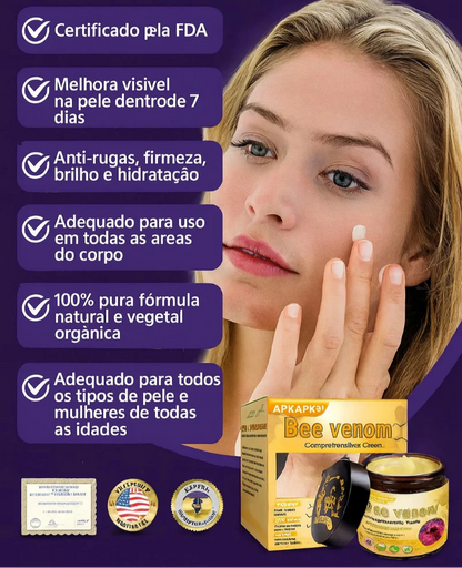 Royal Venom Cream | Firmador de Pele Profissional