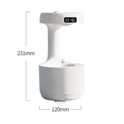 Umidificador e Difusor de Aromas- Decoração com Efeito Anti-Gravidade original