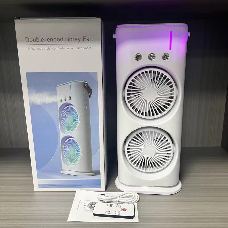 Mini Climatizador de Ar Portátil com Ventilador Duplo