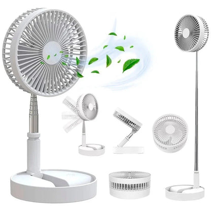 Ventilador Portátil Dobrável USB Recarregável 4 Velocidades | Kaype Store